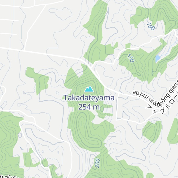 Map of Takadateyama