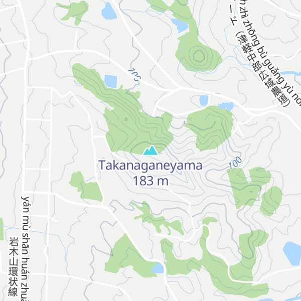 Map of Takanaganeyama