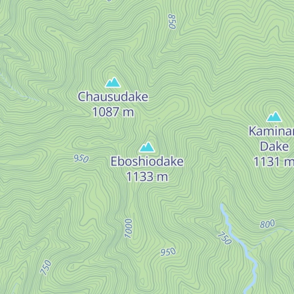 Map of Eboshiodake