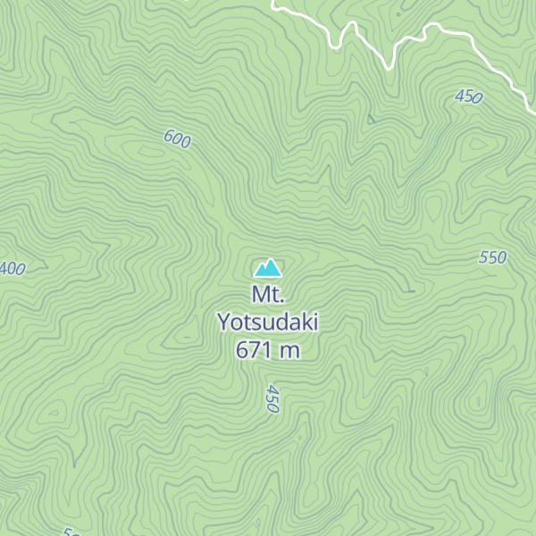 Map of Mt. Yotsudaki