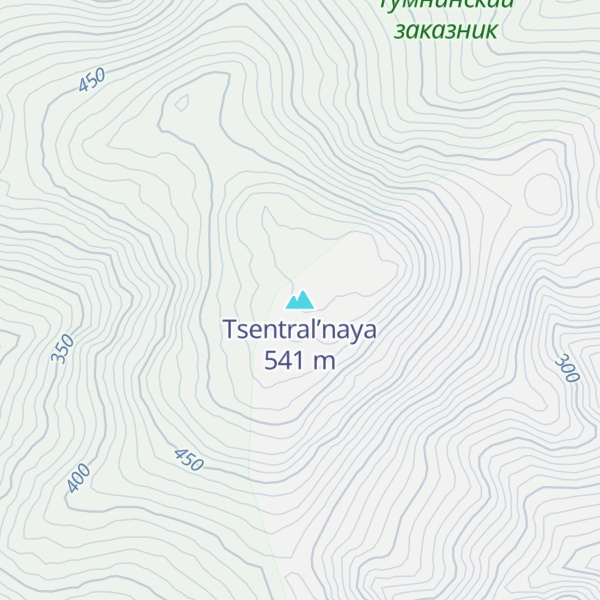 Map of Tsentral’naya