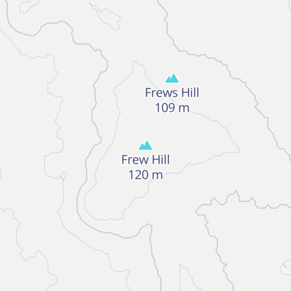 Map of Frew Hill