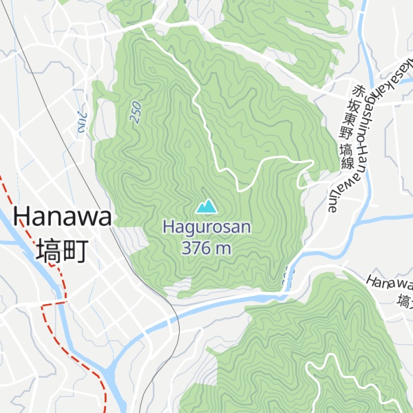 Map of Hagurosan