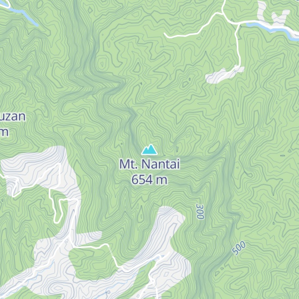 Map of Mt. Nantai