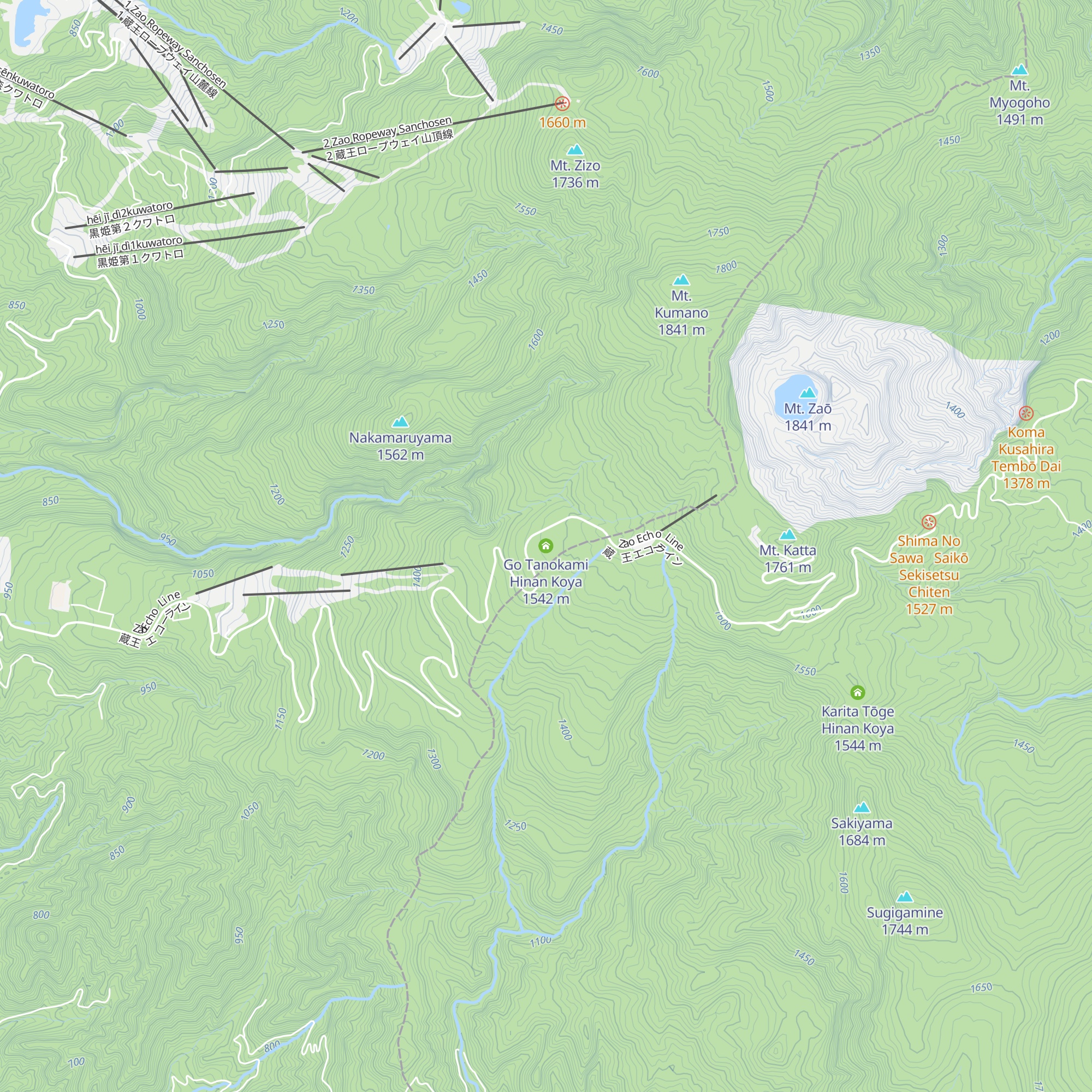 Go Tanokami Hinan Koya map