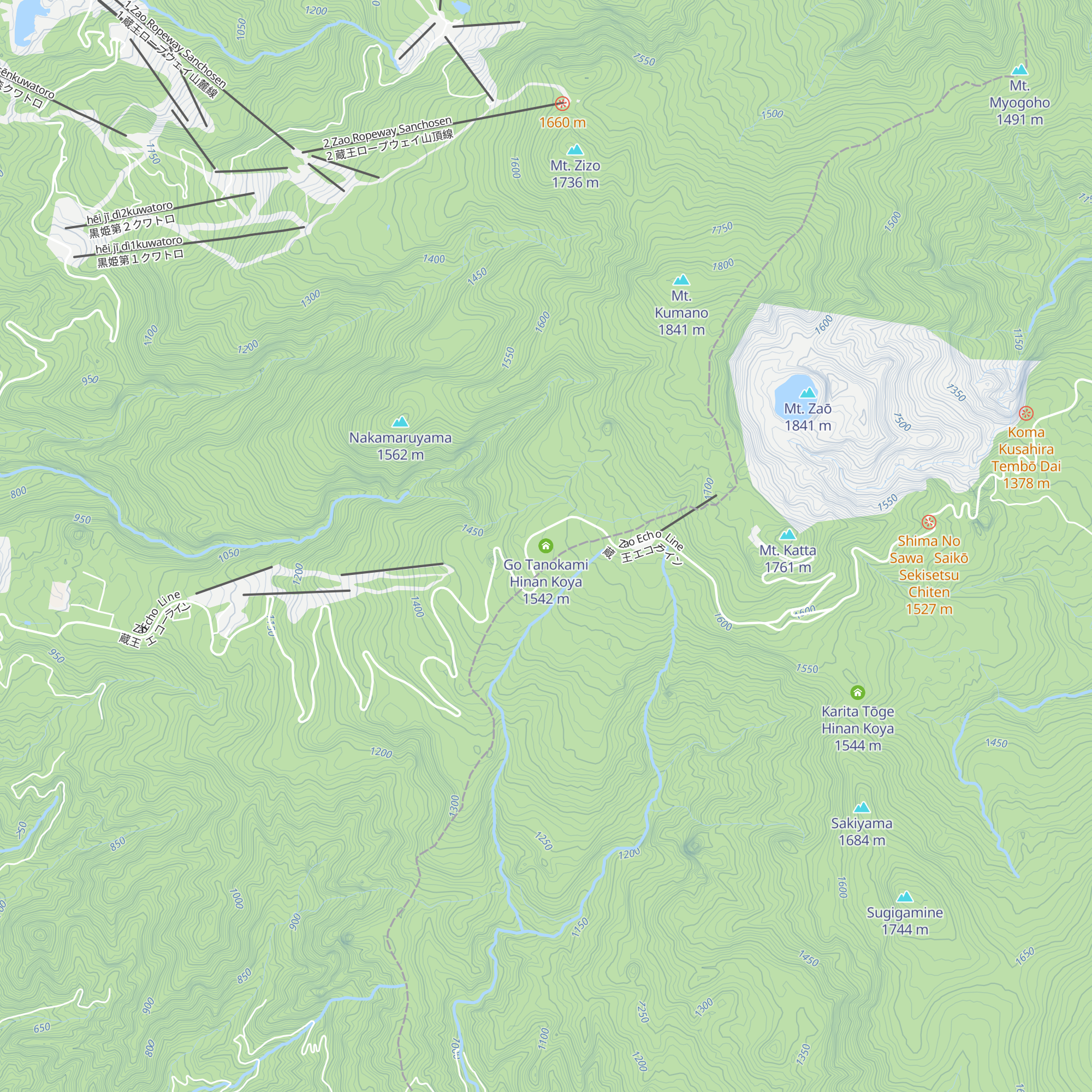 Go Tanokami Hinan Koya map