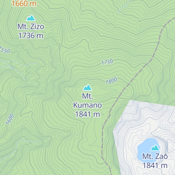 Map of Mt. Kumano