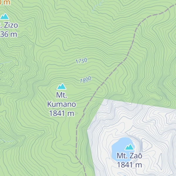 Map of Zaōyama