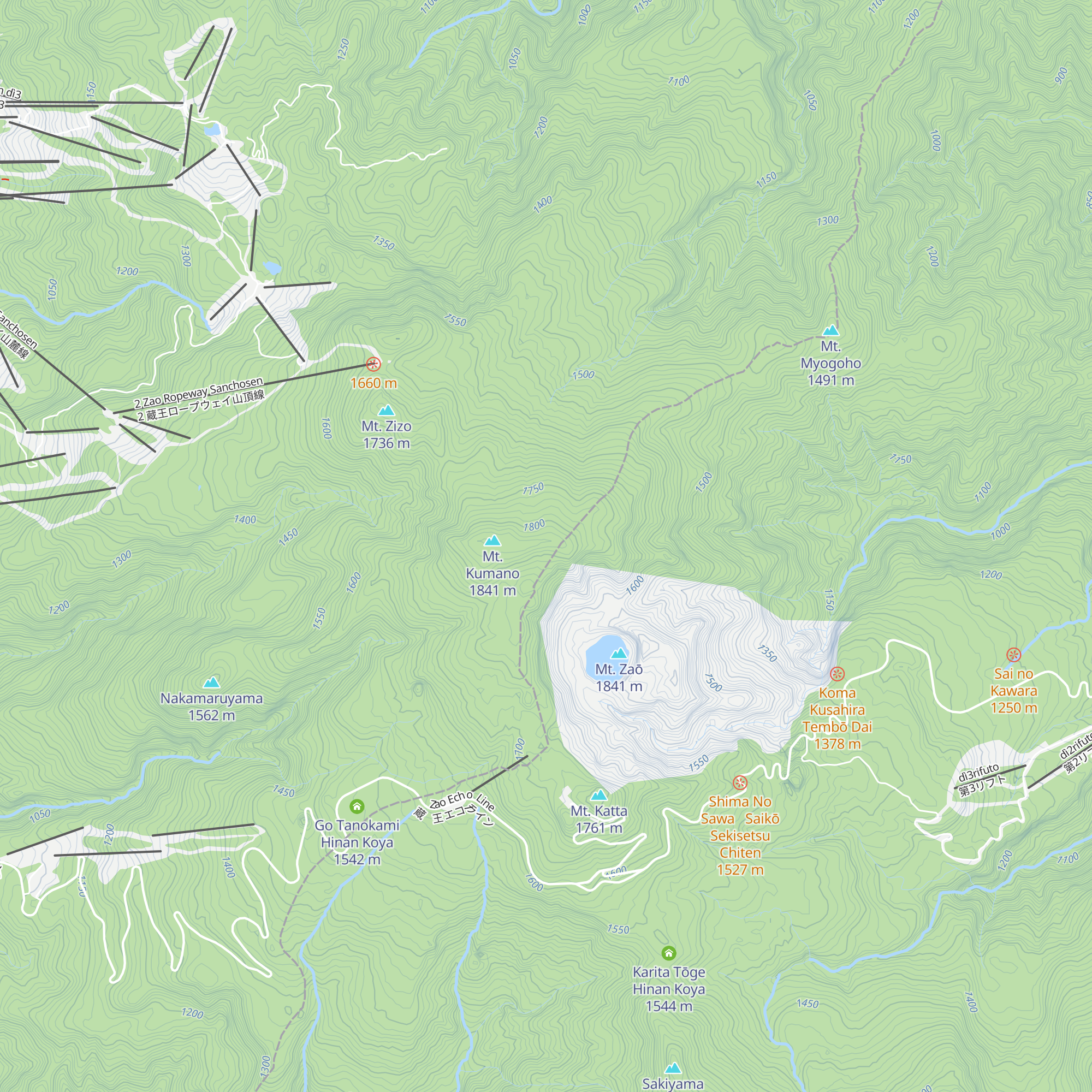 Kumanodake Hinan Koya map