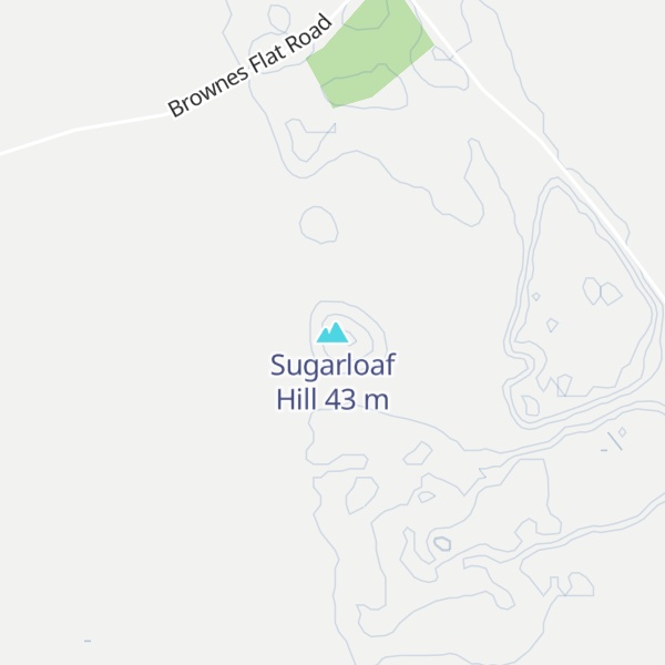 Map of Sugarloaf Hill