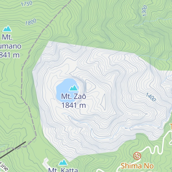 Map of Goshiki-dake