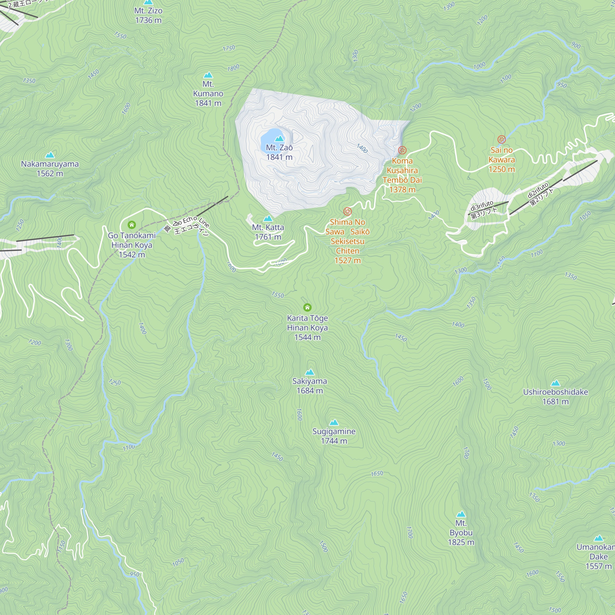 Karita Tōge Hinan Koya map