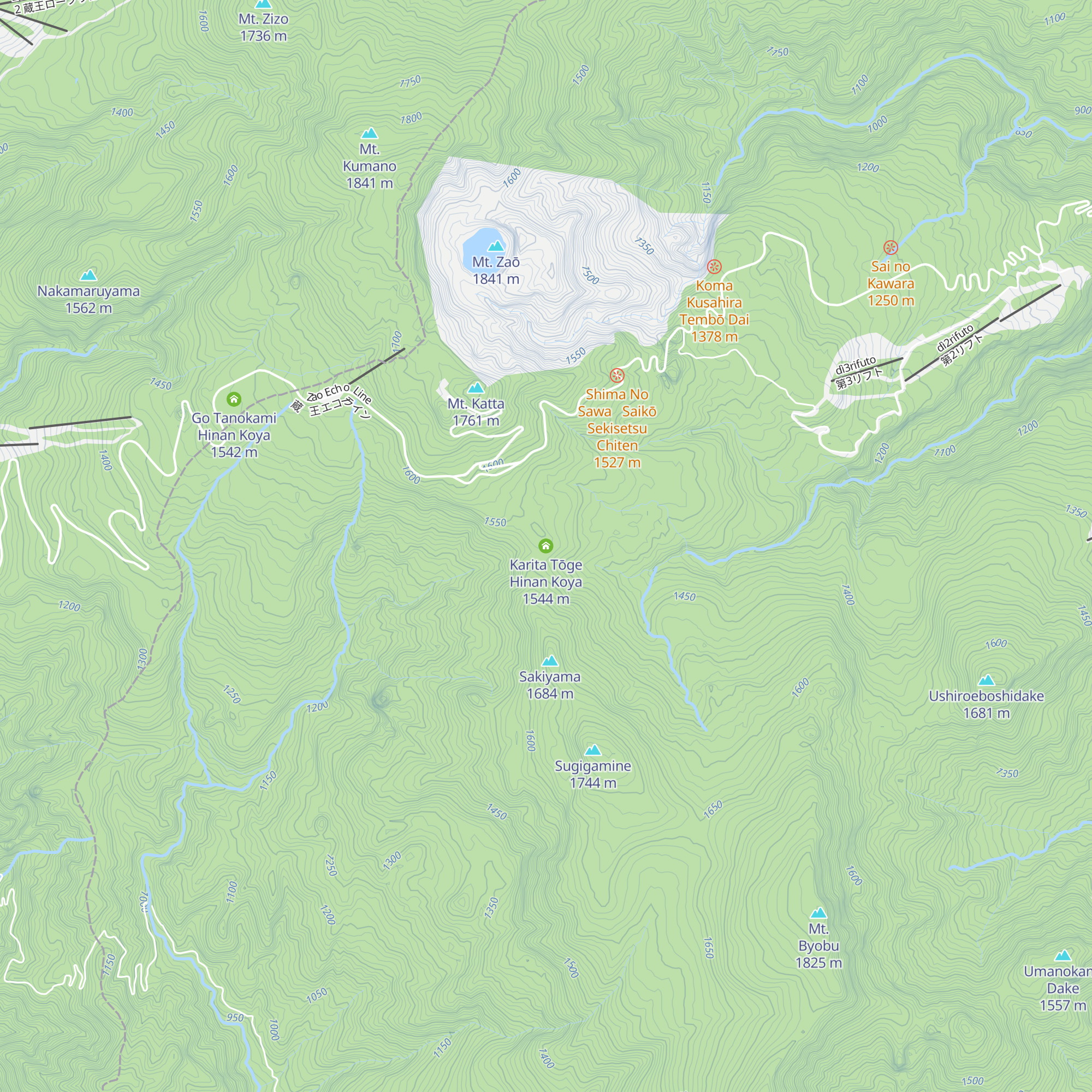 Karita Tōge Hinan Koya map