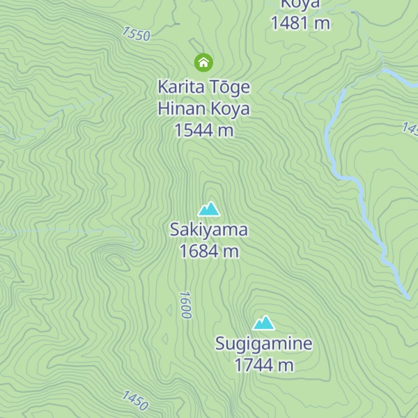 Map of Sakiyama