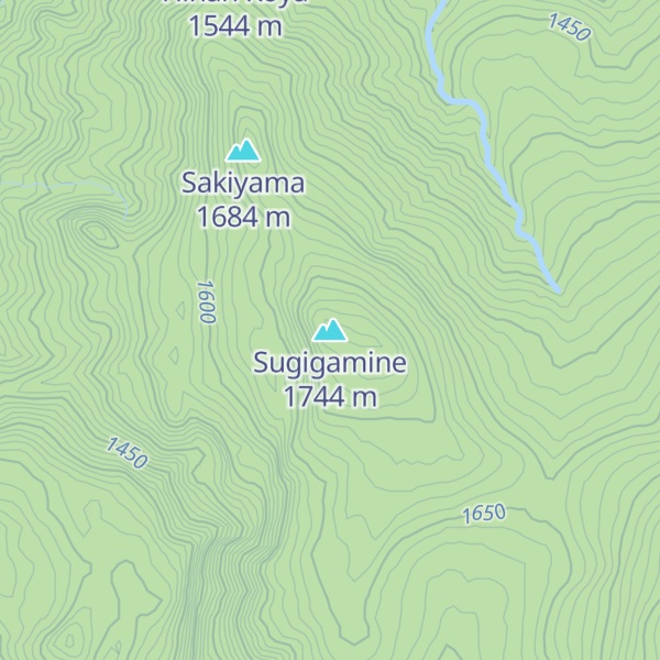 Map of Sugigamine