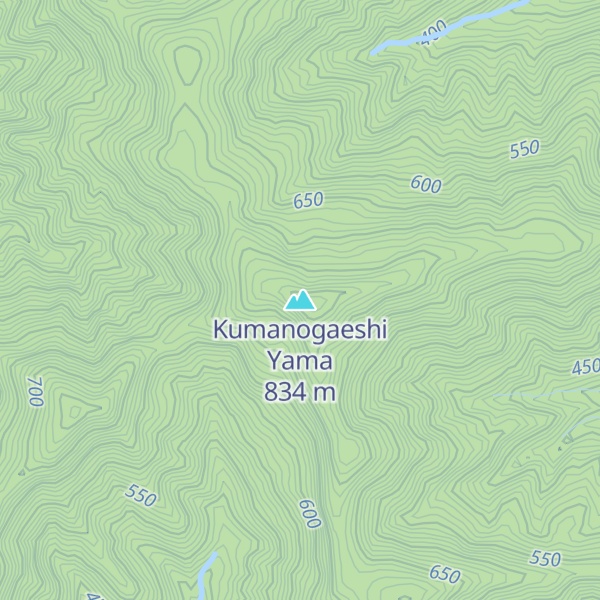 Map of Kumanogaeshi Yama