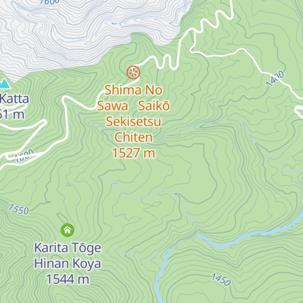 Map of Sendai Ichi Takaido Sawa Koya