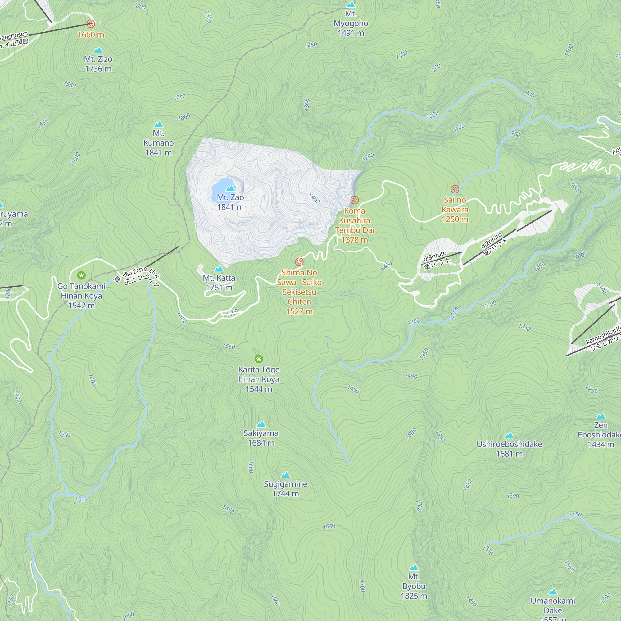 Sendai Ichi Takaido Sawa Koya map