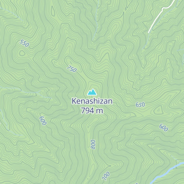 Map of Kenashizan