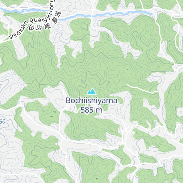 Map of Bochiishiyama