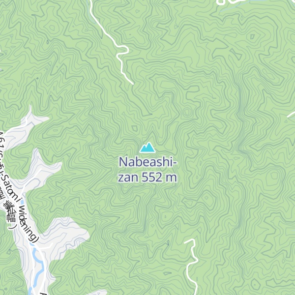 Map of Nabeashi-zan