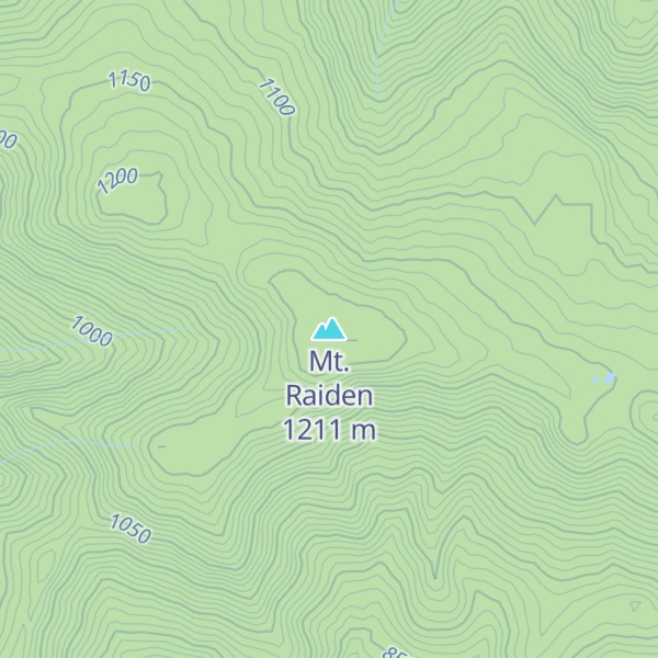 Map of Mt. Raiden