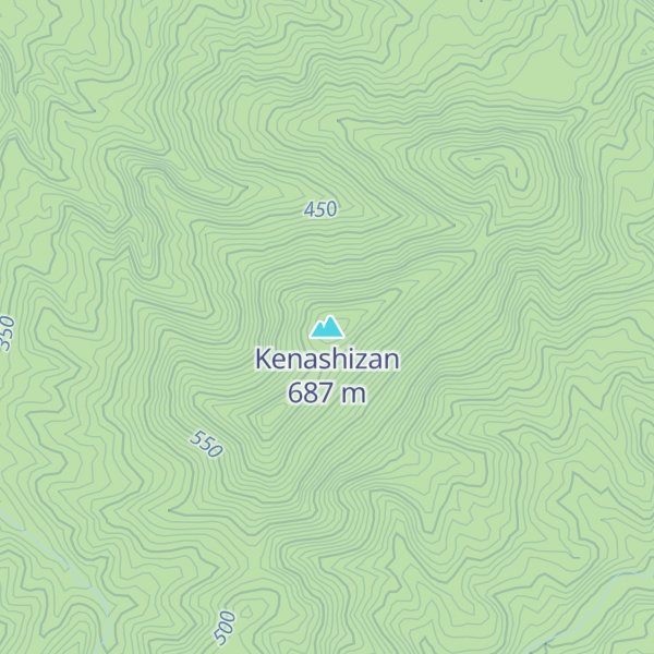 Map of Kenashizan