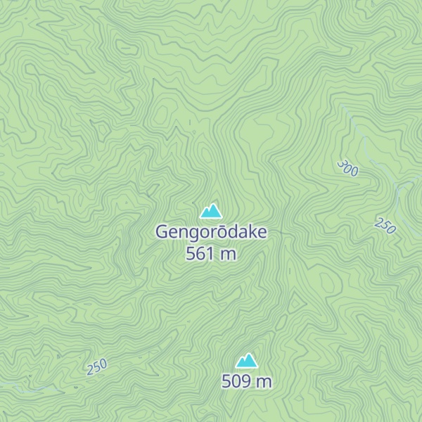 Map of Gengorōdake