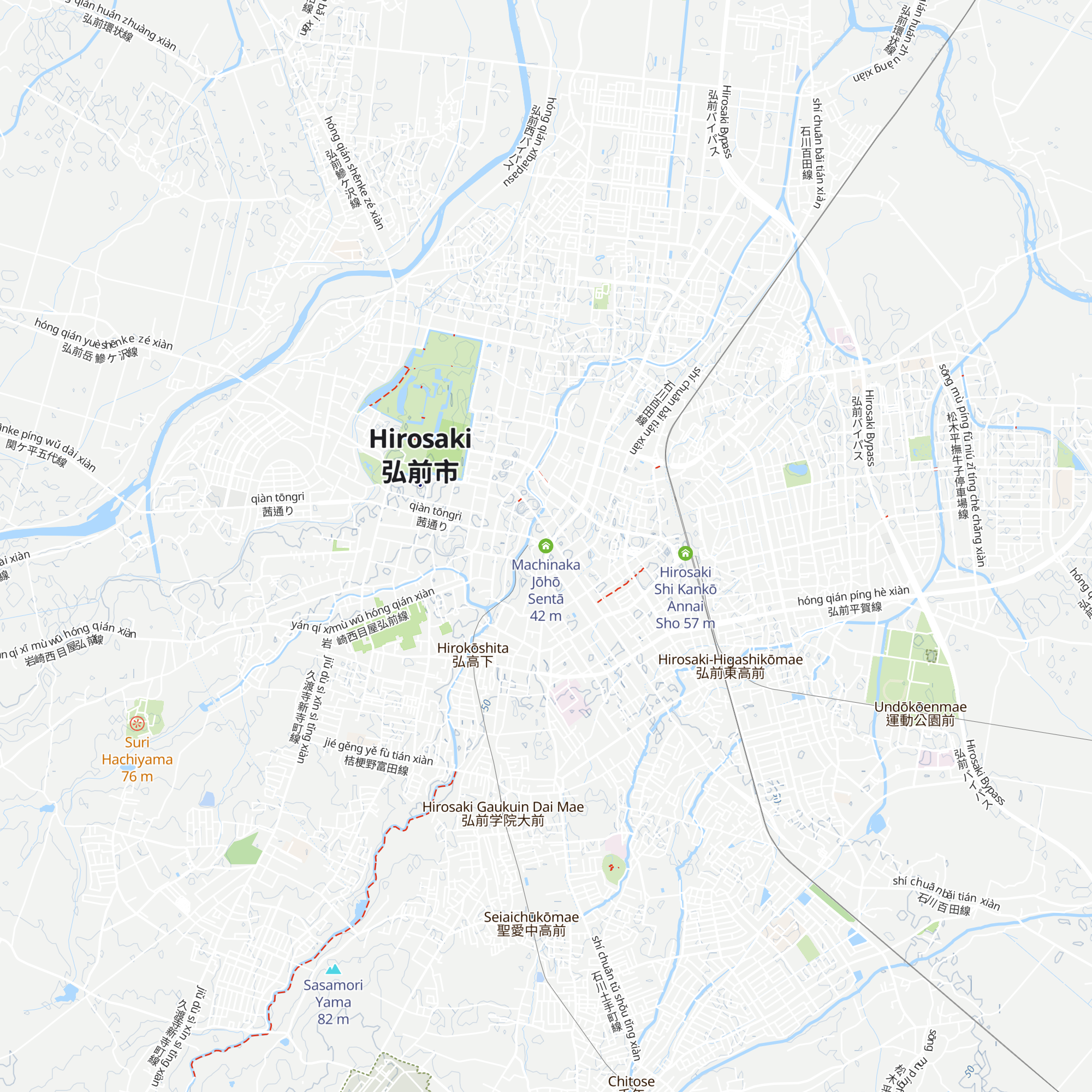 Machinaka Jōhō Sentā map