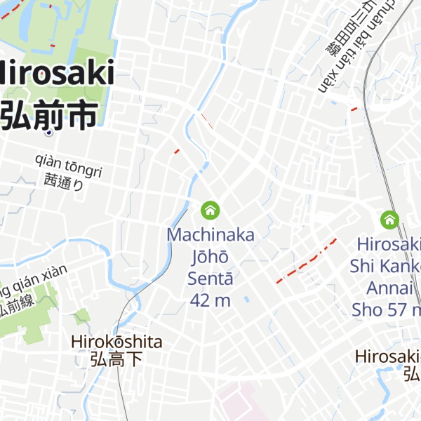 Map of Machinaka Jōhō Sentā