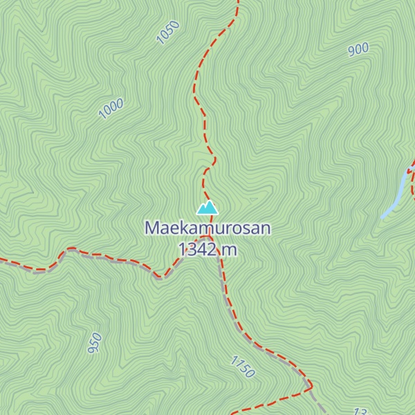 Map of Maekamurosan