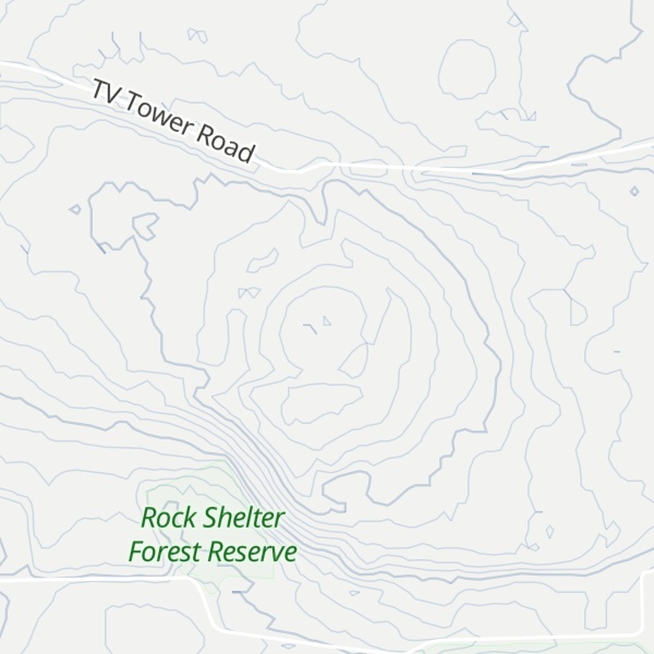 Map of Mount Burr