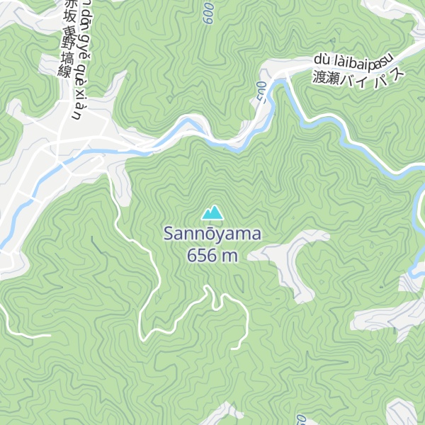 Map of Sannōyama
