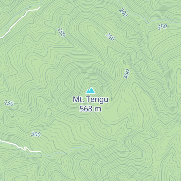 Map of Mt. Tengu