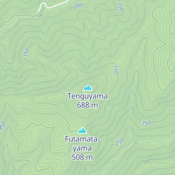 Map of Tenguyama