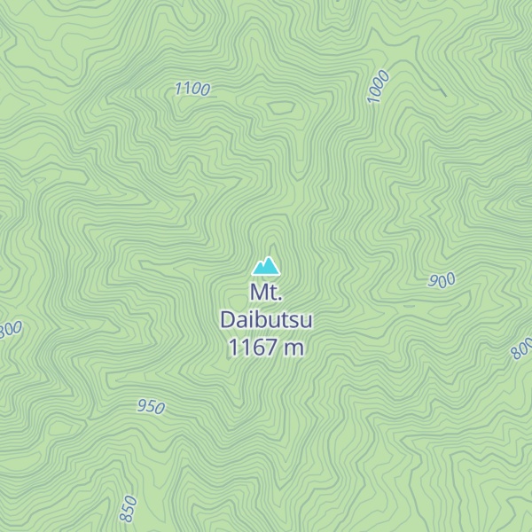 Map of Mt. Daibutsu