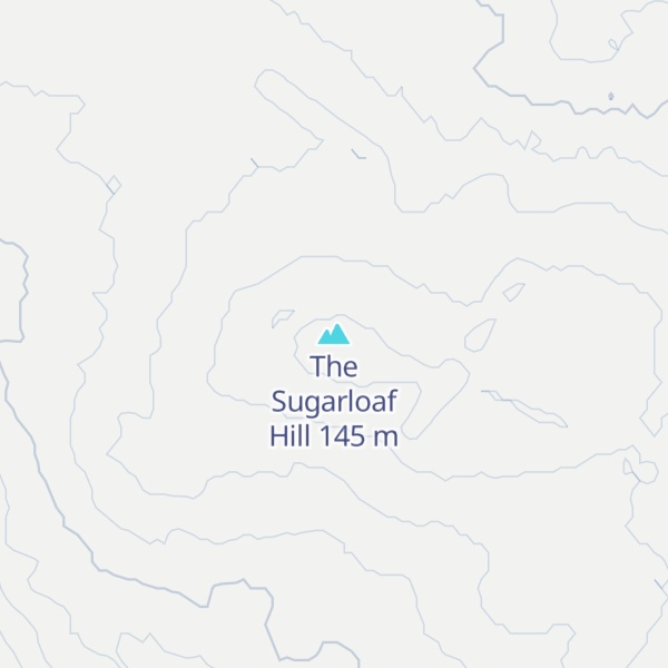 Map of The Sugarloaf Hill
