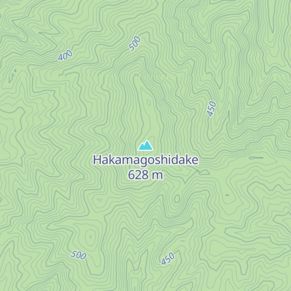 Map of Hakamagoshidake