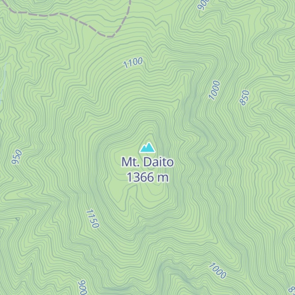 Map of Mt. Daito