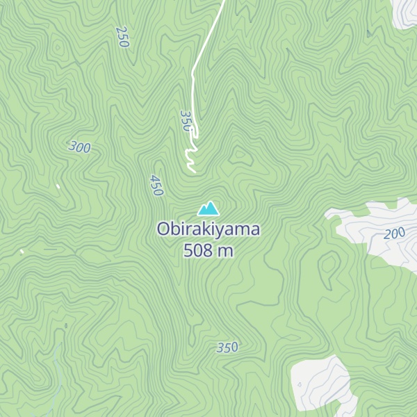Map of Obirakiyama