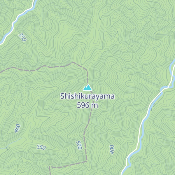 Map of Shishikurayama