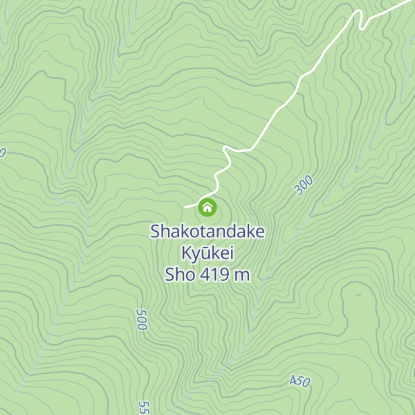 Map of Shakotandake Kyūkei Sho