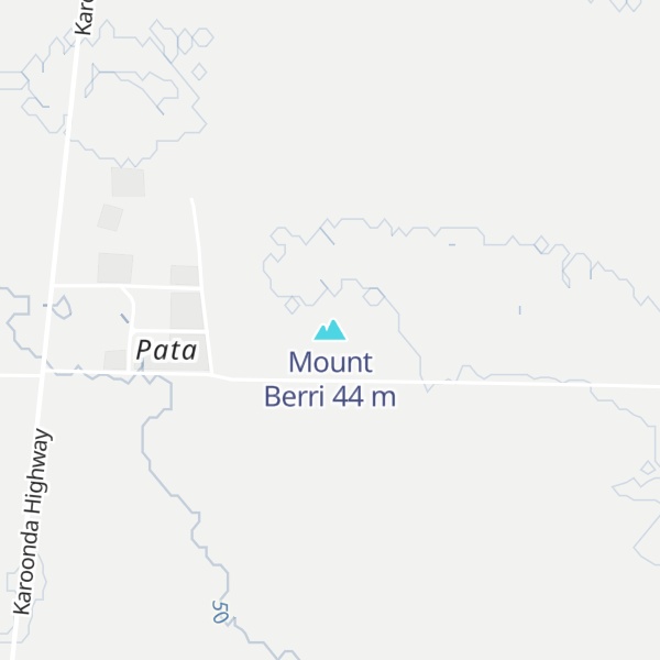 Map of Mount Berri