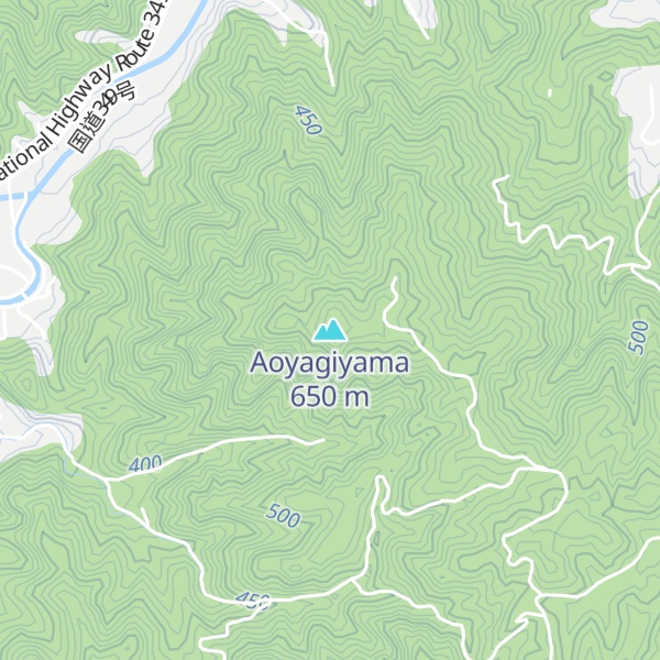 Map of Aoyagiyama