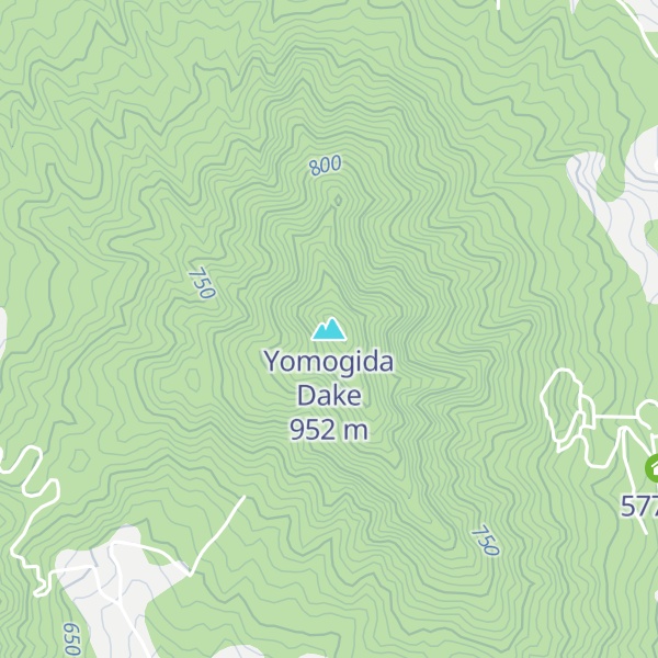 Map of Yomogida Dake