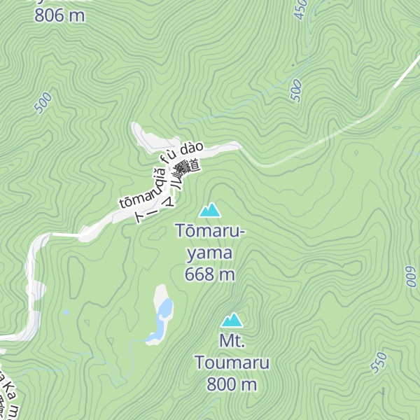 Map of Tōmaru-yama