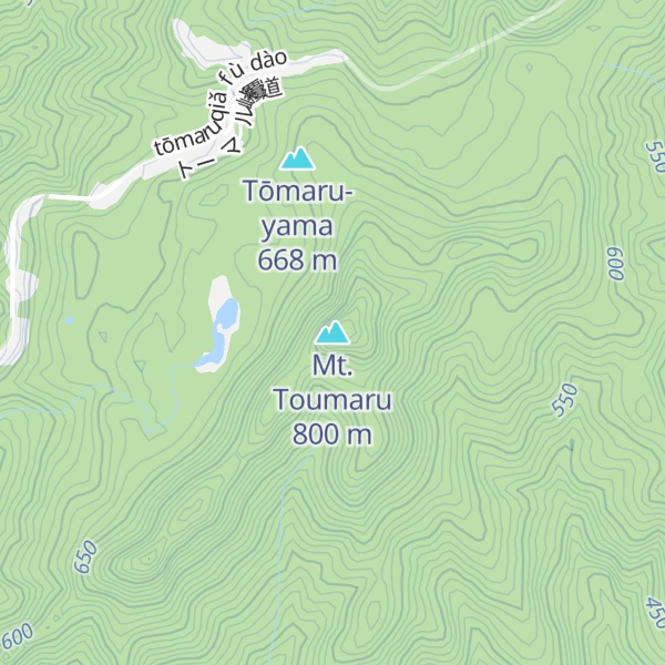 Map of Mt. Toumaru