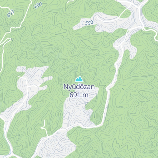 Map of Nyūdōzan