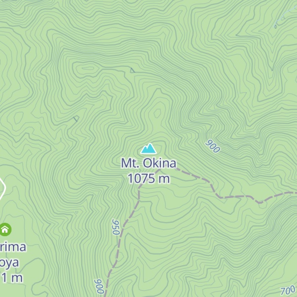 Map of Mt. Okina