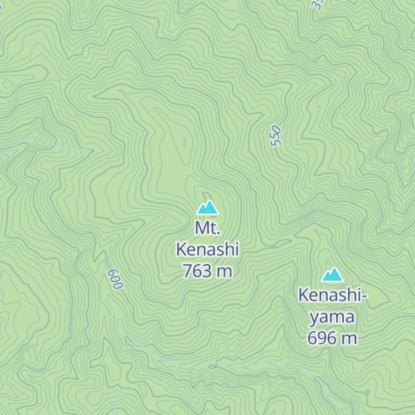 Map of Mt. Kenashi